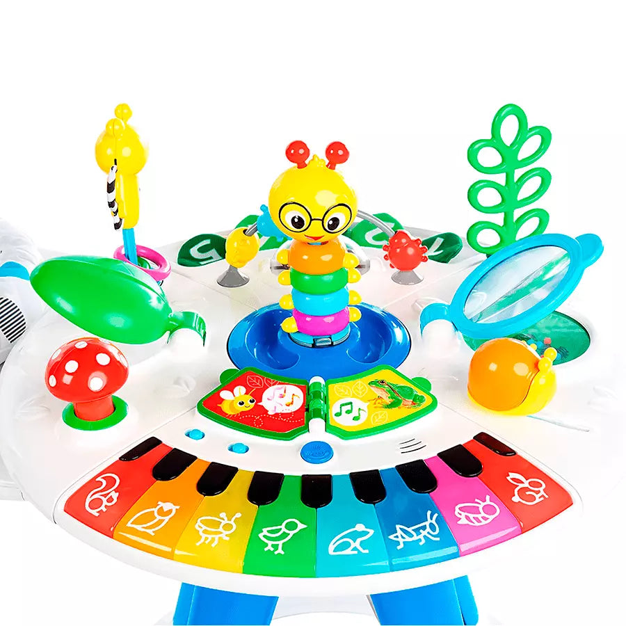 Centro De Actividades Baby Gym Con Piano Ajustable Y Luces – Alfombra De Juego Sensorial Para Recién Nacidos Y Niños Pequeños